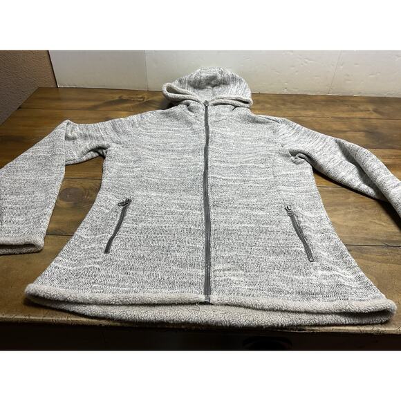 Kuhl Alaska Fleece Hoodie Jacket Women’s Size Large Full Zip Gray Outdoor Hiking - Picture 5 of 12